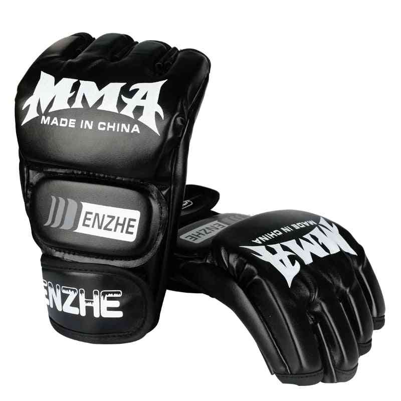 Half Finger Thick Boxing Mma Gloves