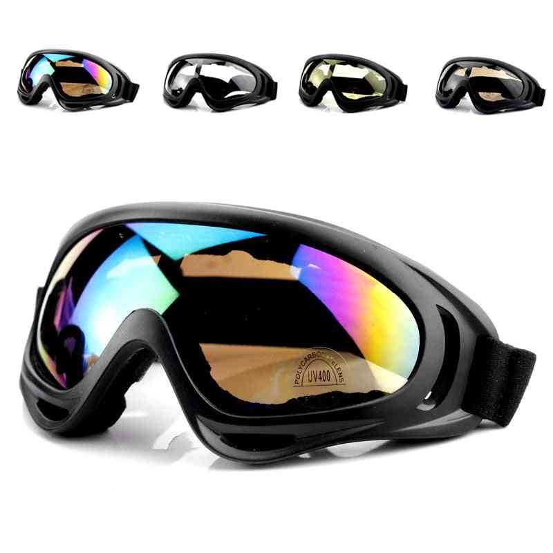 Winter Snow Sports Skiing Snowboard Snowmobile Anti-fog Goggles