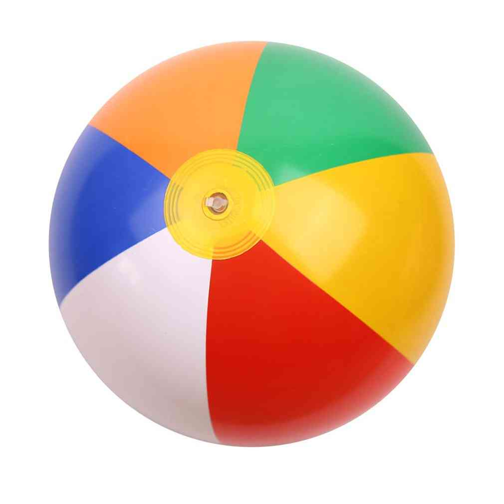 Inflatable Beach Ball Swimming Toy - Pumping Tool Accessories