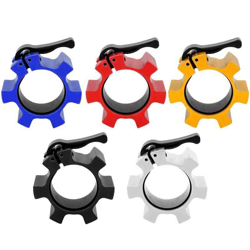 Barbell Collar Lock Clips, Weight Lifting Bar Buckle Clamp