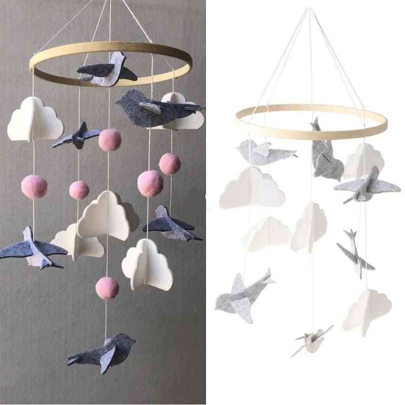 Baby Rattle Mobile, Geometry Crib Bed Hanging Wind Chimes Bell
