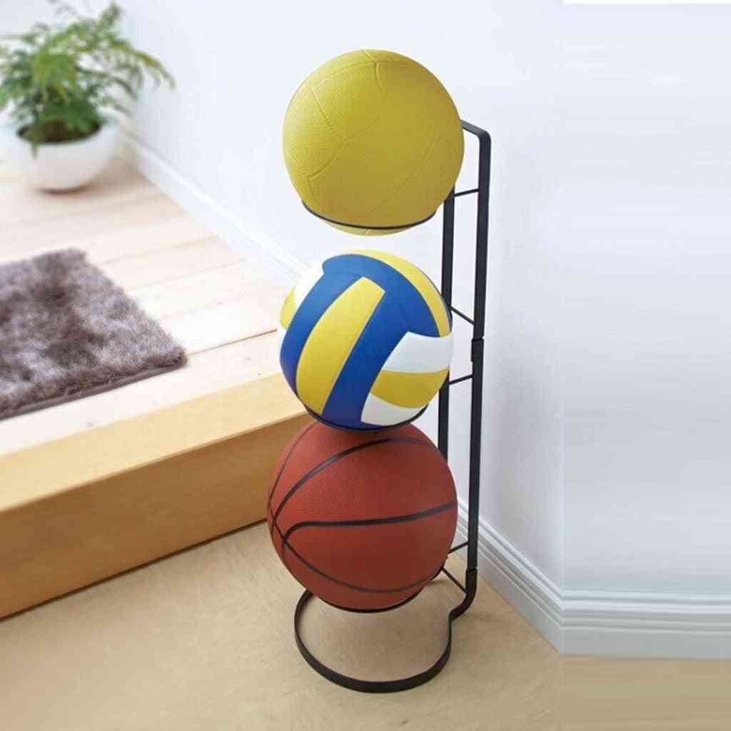 Football Basketball Volleyball Display Storage Rack Holder