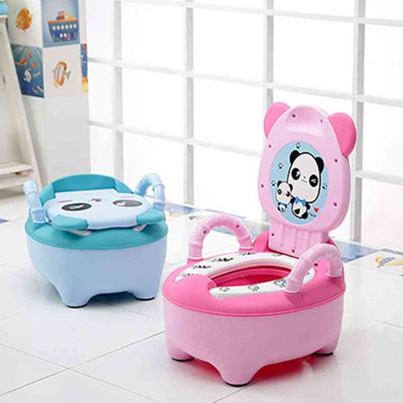 Baby Potty Training Toilet Seat Comfortable Backrest Urinal Wc Pots