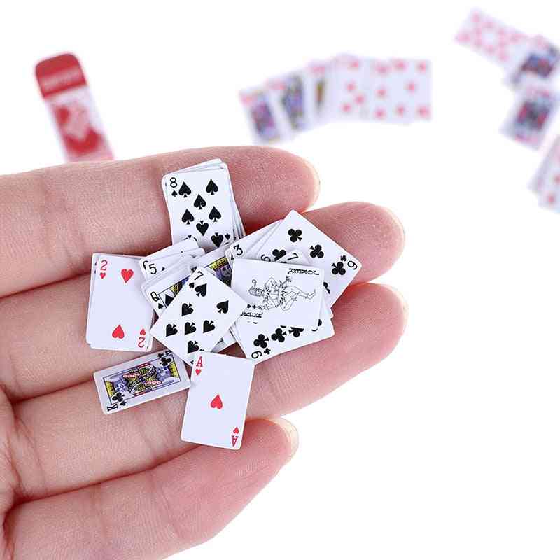 Cute Mini Poker Playing Cards Mini Cute Poker Doll Accessorie