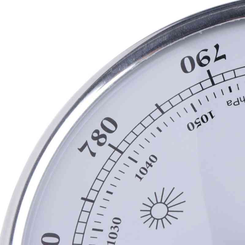 Traditionelt urskive barometer med termometer hygrometer