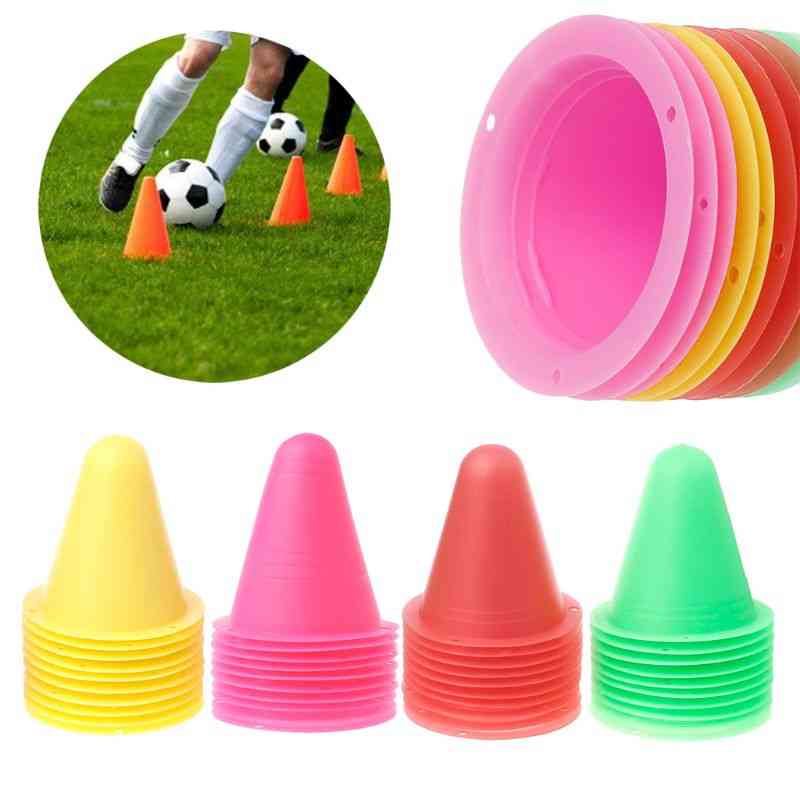 10 Pcs Skate Marker Cones Roller Football Soccer