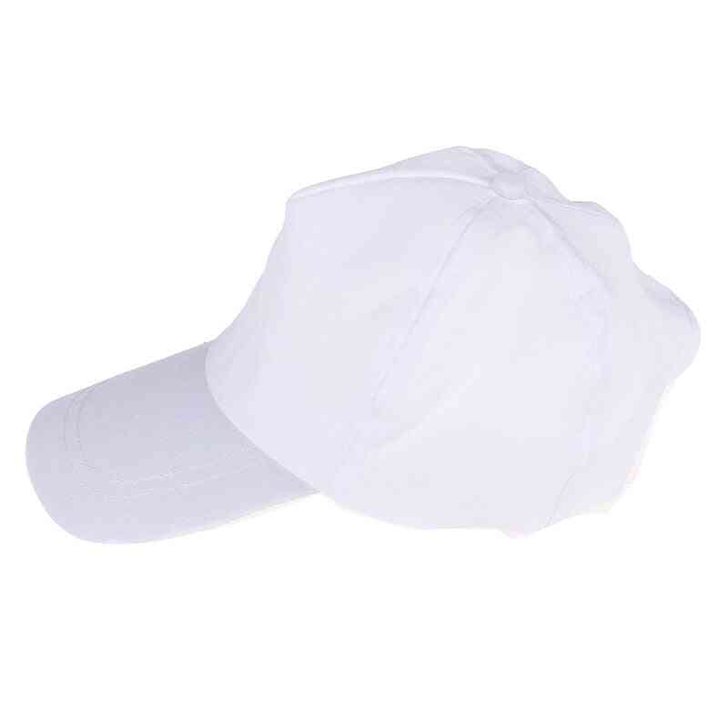 White Diy Hand-painted Hip Hop Caps Blank Baseball Hat