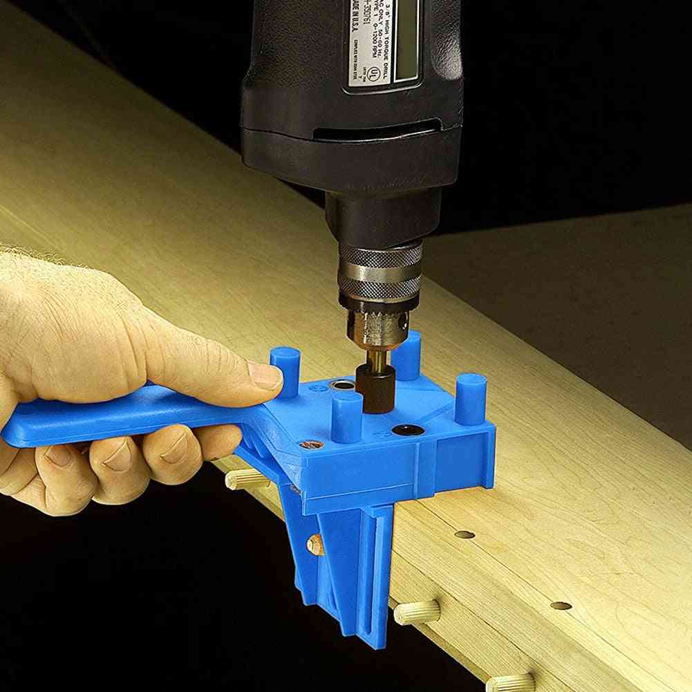 Carpentry Wood Doweling Abs Plastic Handheld Pocket Hole Jig
