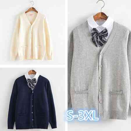 Spring Cosplay School Uniform Sweater For
