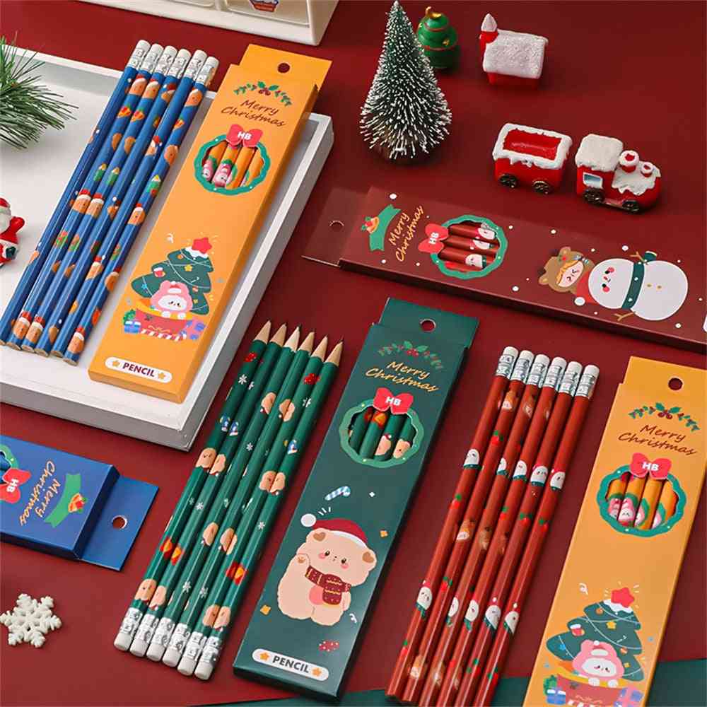 Christmas Boxed Pencils, Student Writing Drawing Sketch Pen Set