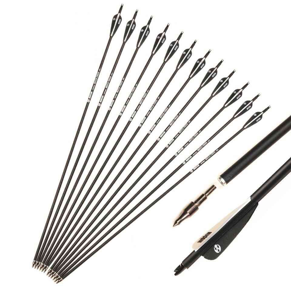 Mixed Carbon Arrow Spine 500 Diameter - Bow Archery Hunting Shooting
