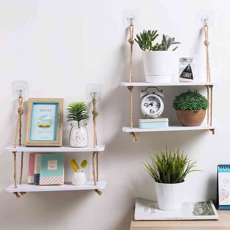 Storage Shelf Rack Decorative Wall Shelves