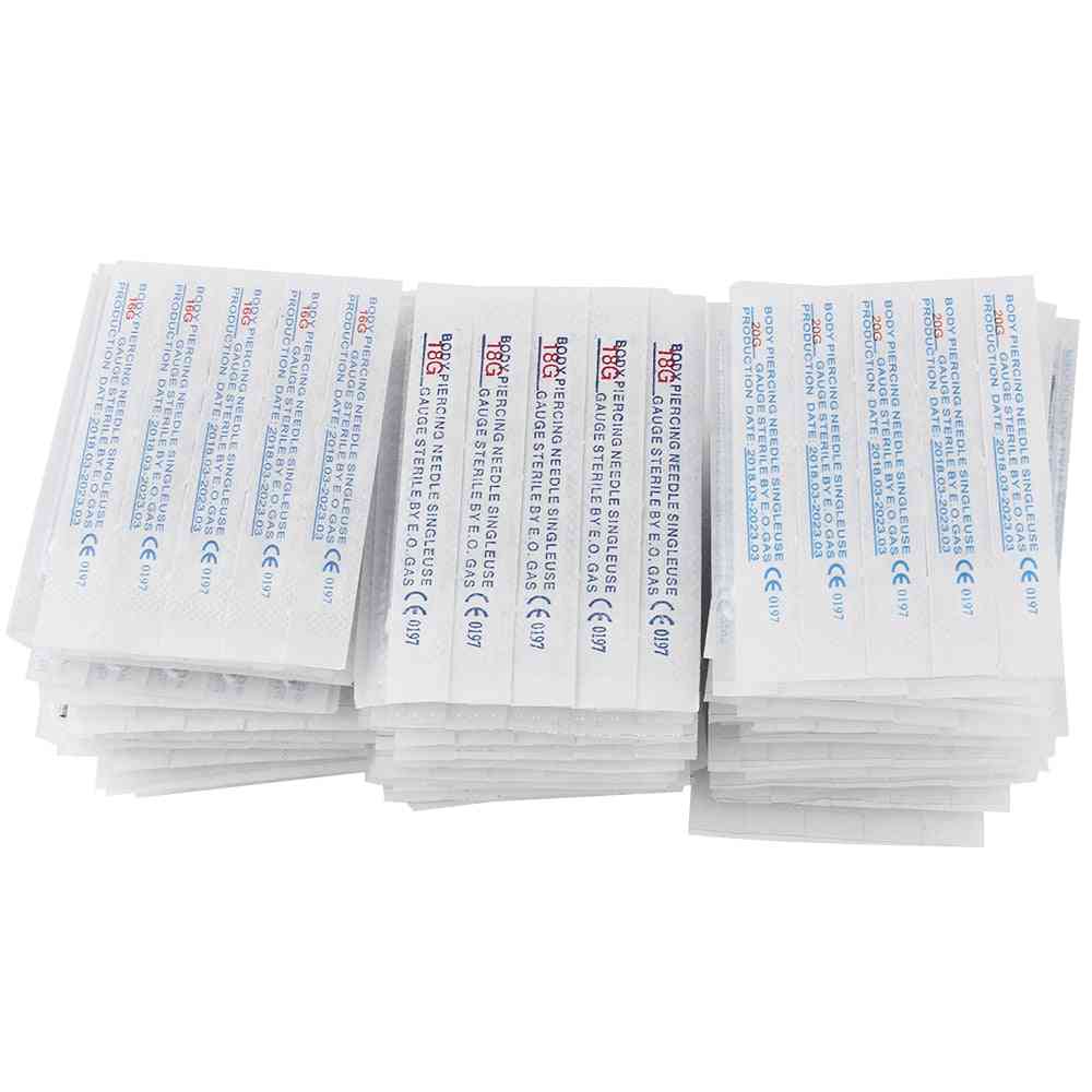 Sterile Disposable- Body Piercing Needles For Ear, Nose