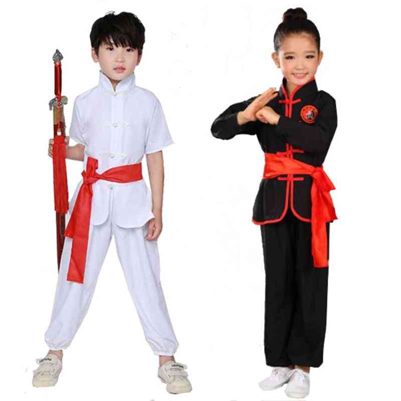 Kid Adult Kung Fu Uniform Traditional Chinese Clothing