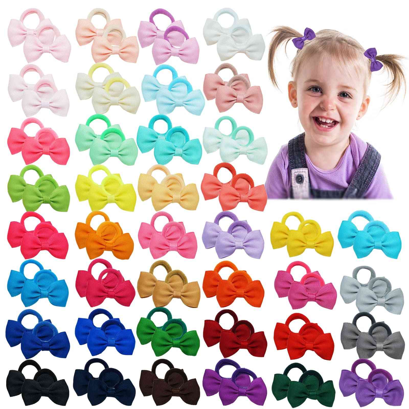 Elastic Rubber Hair Bands Ponytail Holders
