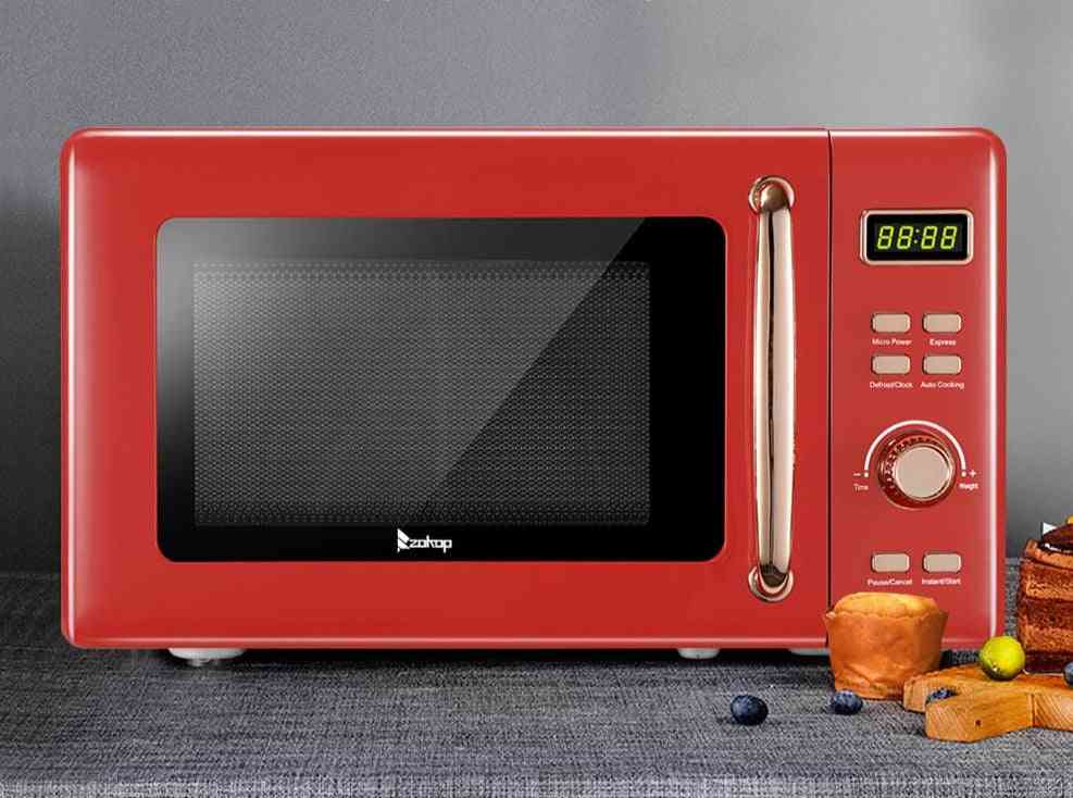 20l / 0.7cuft Retro Microwave With Display & Handle