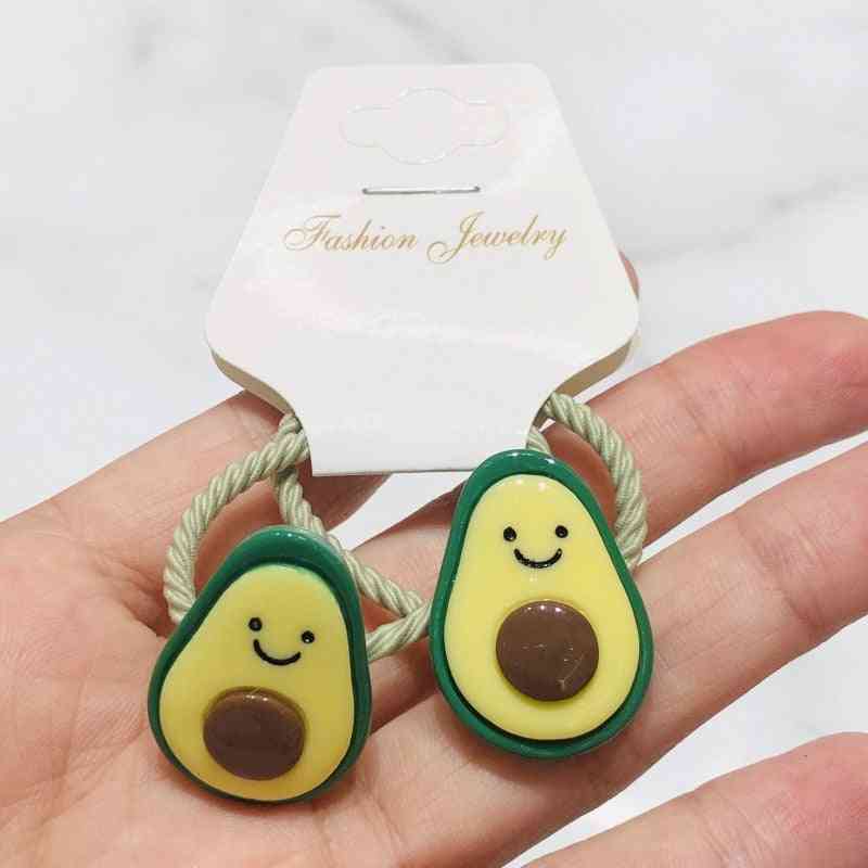 Avocado Hair Accessories, Rubber Bands Scrunchies