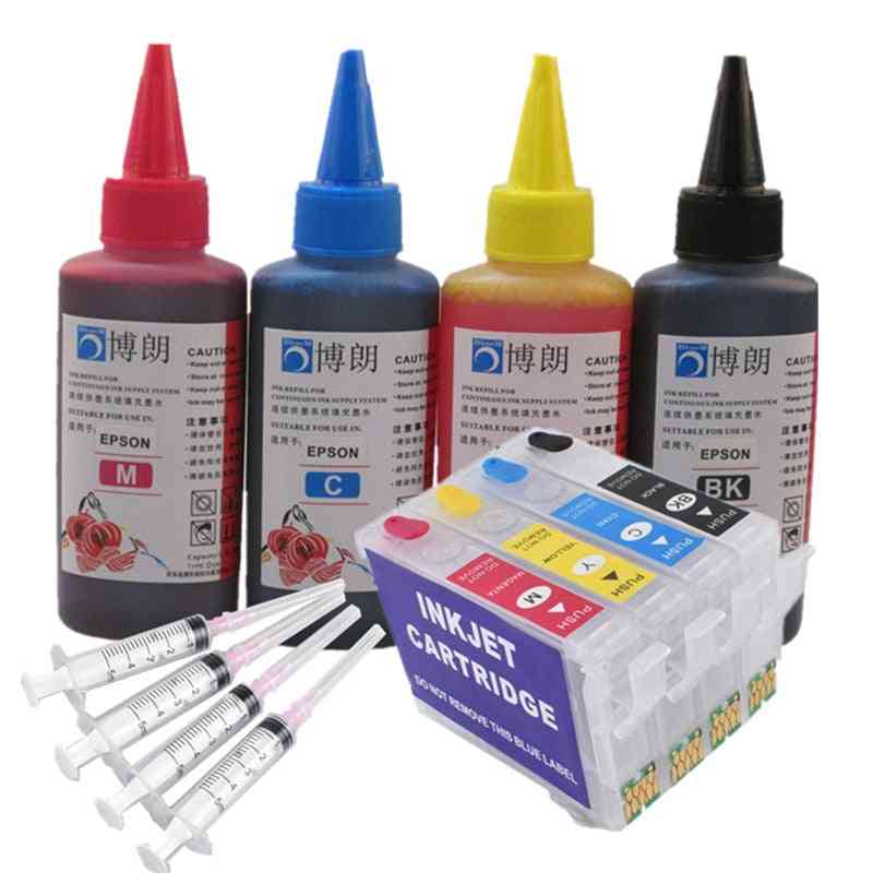 Refill Ink Kit For Refillable Cartridge