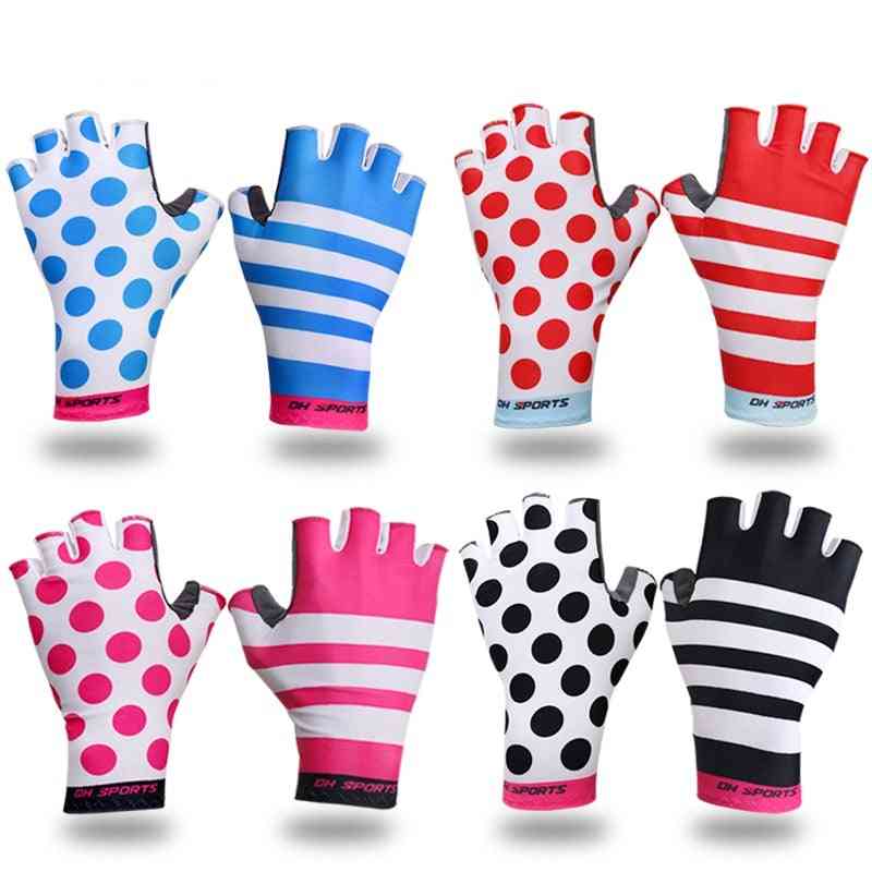 Bicycle Sports Half Finger Anti-slip Gel Pad Gloves For Adults - Men / Women