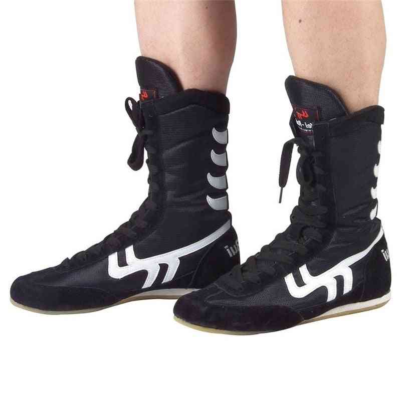 Boxing Wrestling Shoes, Cow Muscle Outsole Combat Sneakers / Women