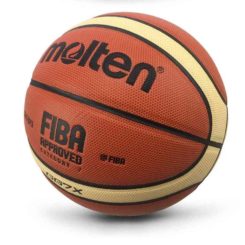Ny ankommer udendørs indendørs størrelse 7 pu læder basketballbold