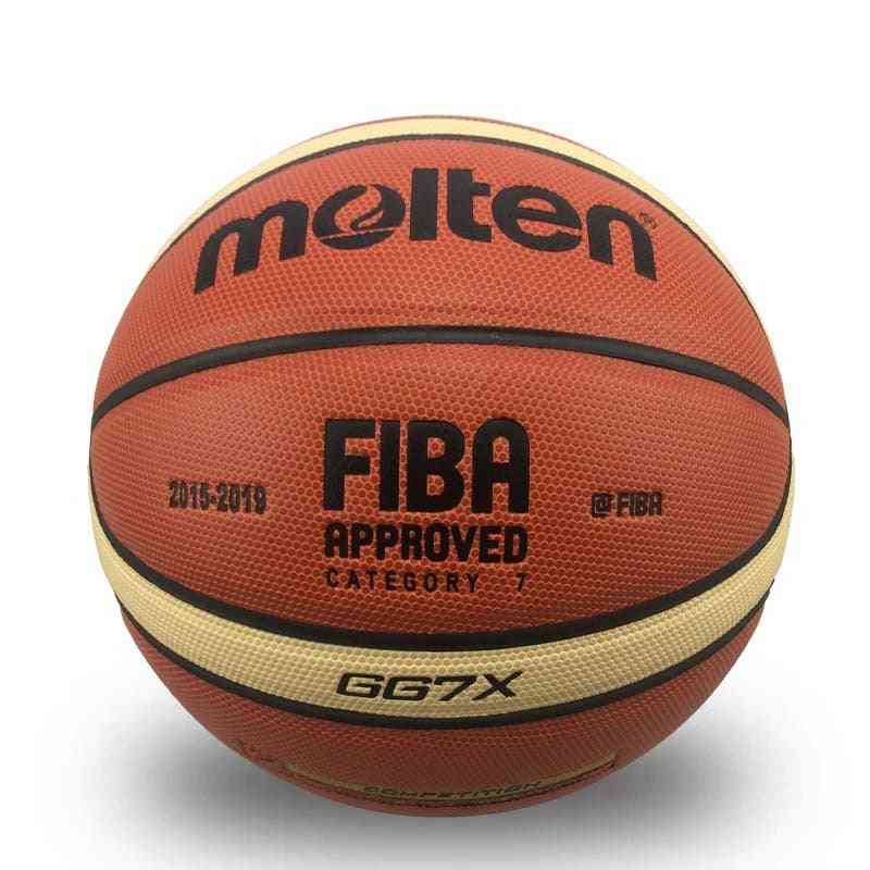 Ny ankommer udendørs indendørs størrelse 7 pu læder basketballbold