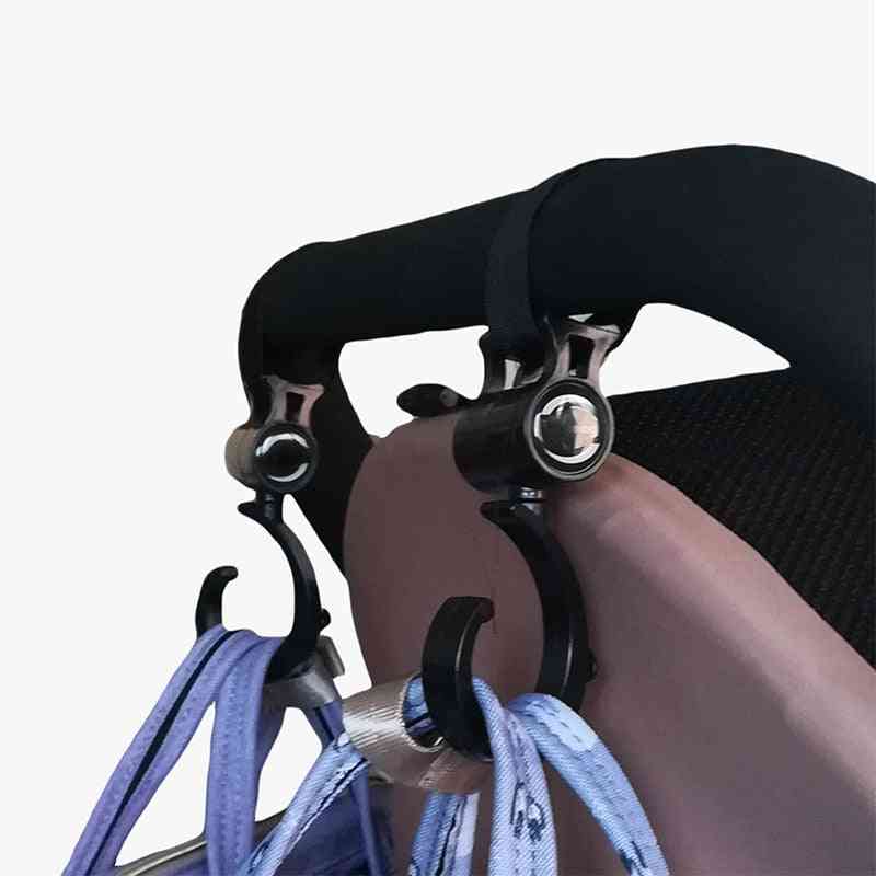 Baby Bag Stroller Hooks Pram Rotate Degree Cart Hook Accessories