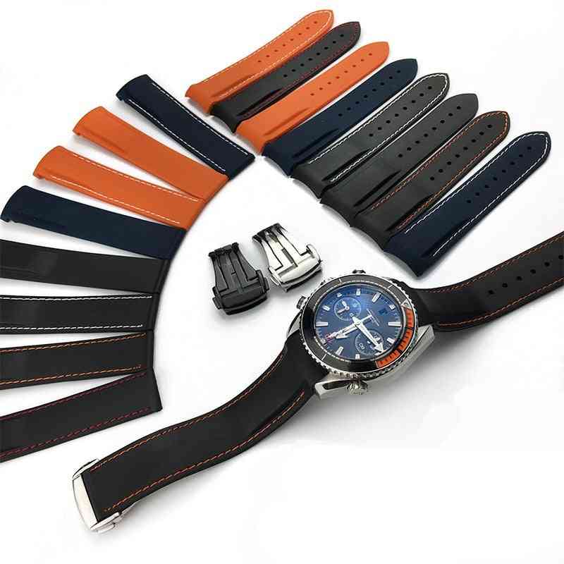 20mm 22mm 19mm 21mm Rubber Silicone Watch Bands