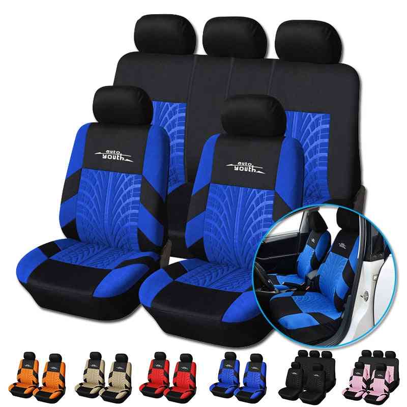 Polyester Fabric Universal Set Car Seat Cover