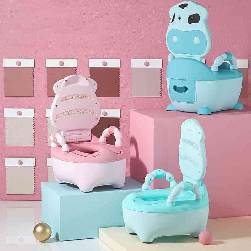 Children And Potty Training Seat's Pot Ergonomic Design Potty Chair Comfy Toilets --free Cleaning Brush