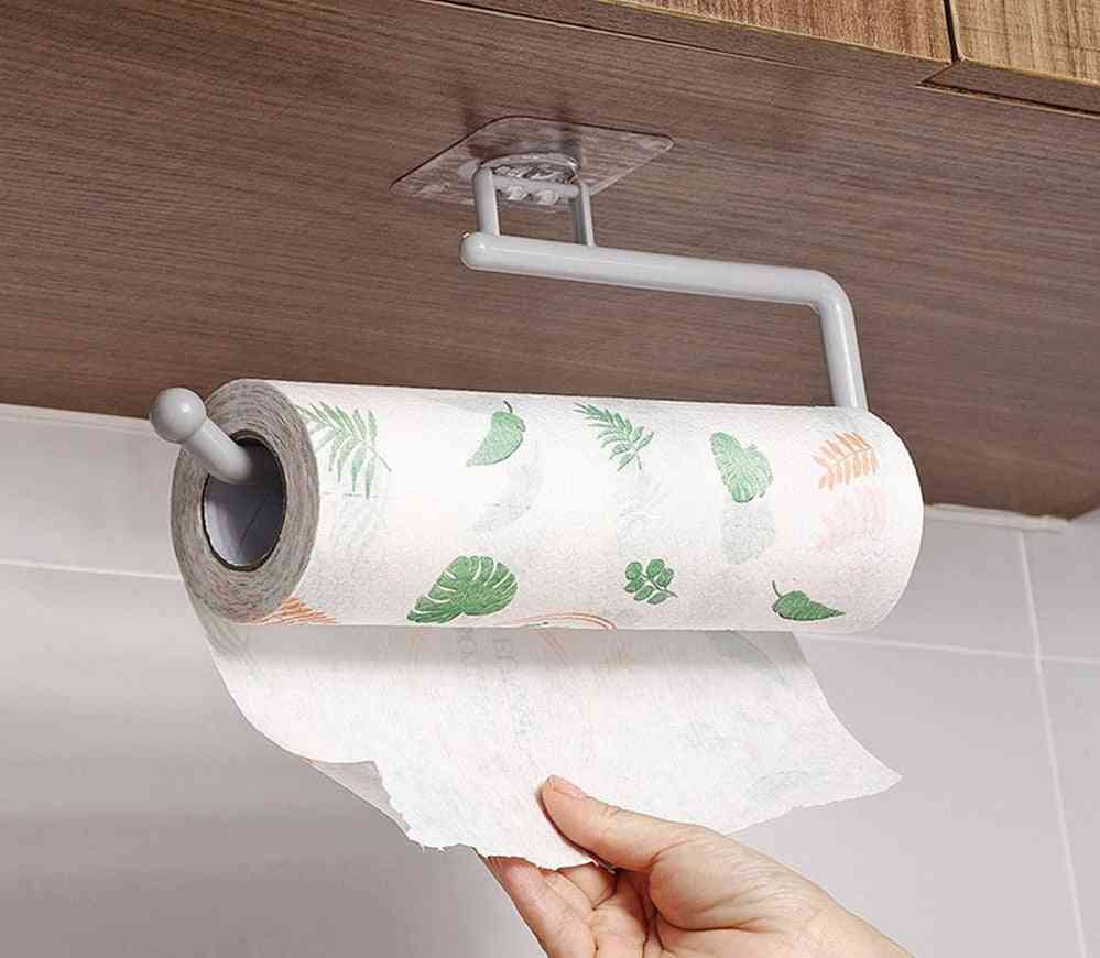 Kitchen Paper Roll Holder Towel Hanger Rack Bar