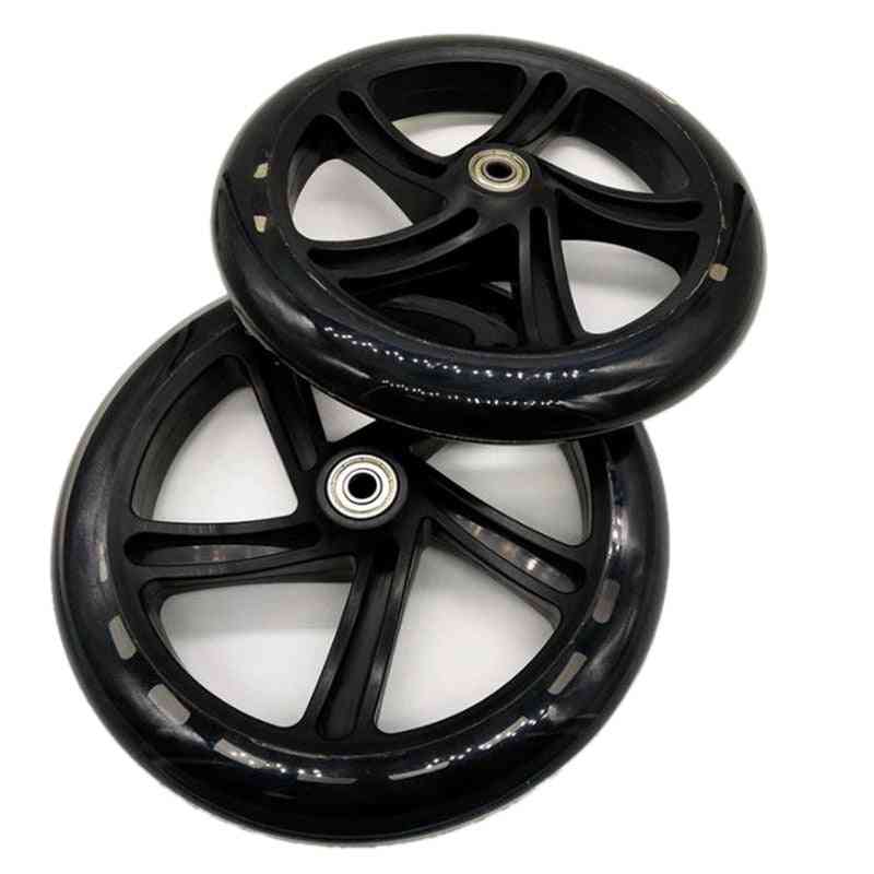 2 Pieces Scooter Wheel 200 Mm Pu Material