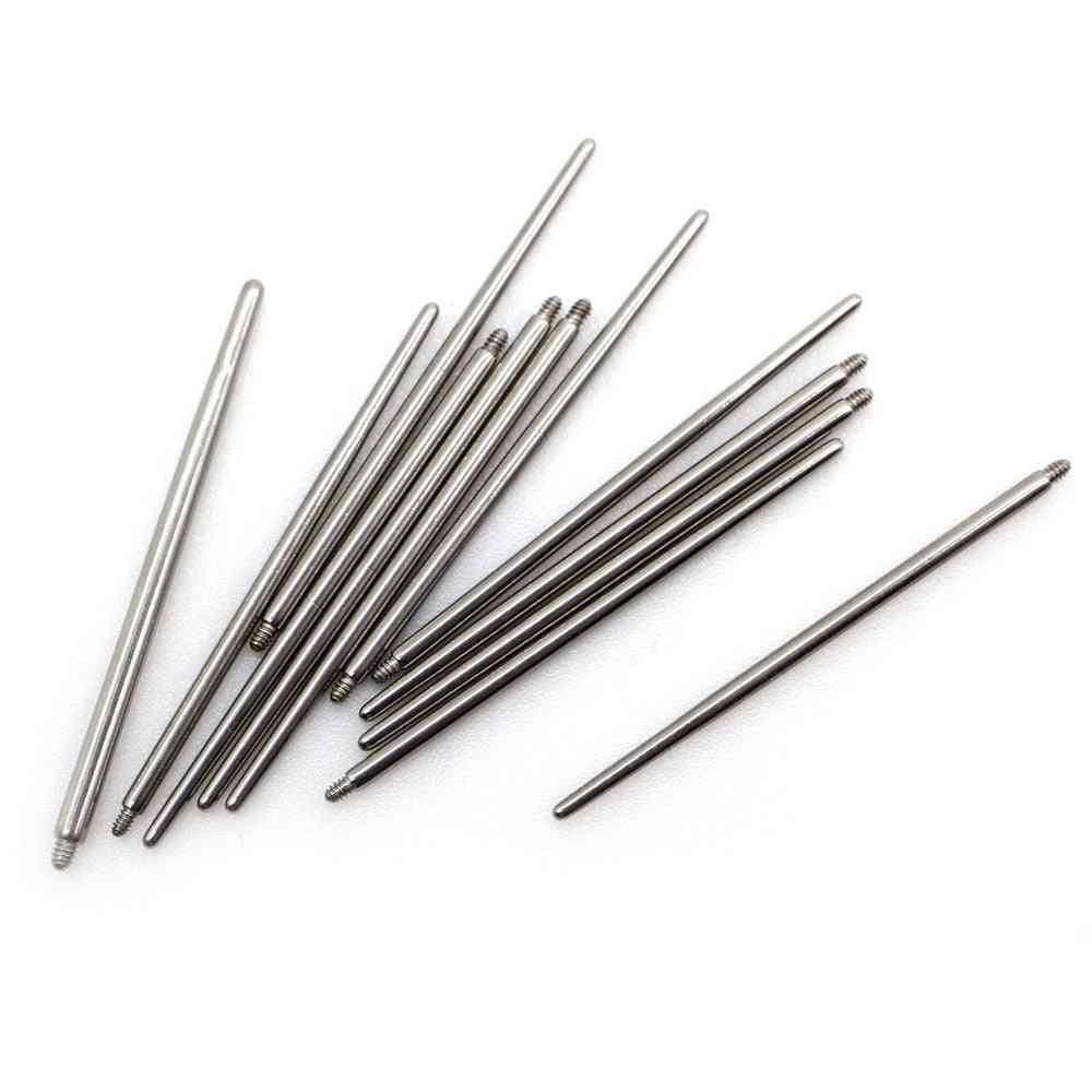 Surgical Steel Threaded Ear Taper Labret Pin