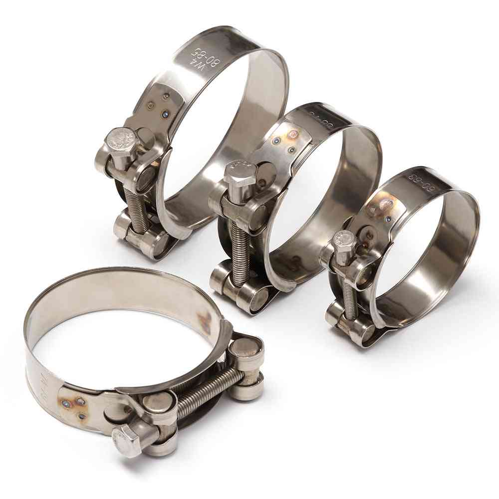 Pipe Clamps, Powerful Stainless Steel Hose Clips Fuel Hose Pipe Clamps