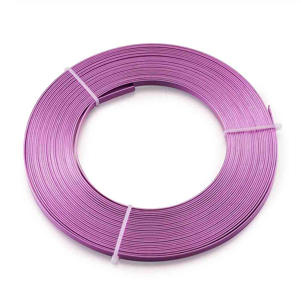 Flat Aluminum Wire For Jewelry Making Diy Crafts Accessories