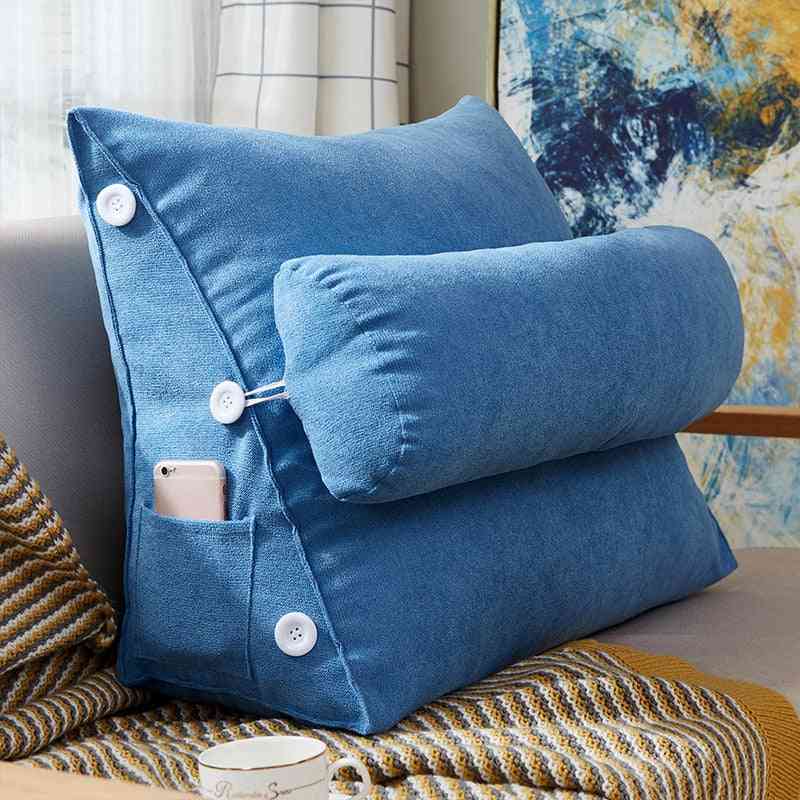 Backrest Lounger Lazy Office Chair Living Room Reading Pillow