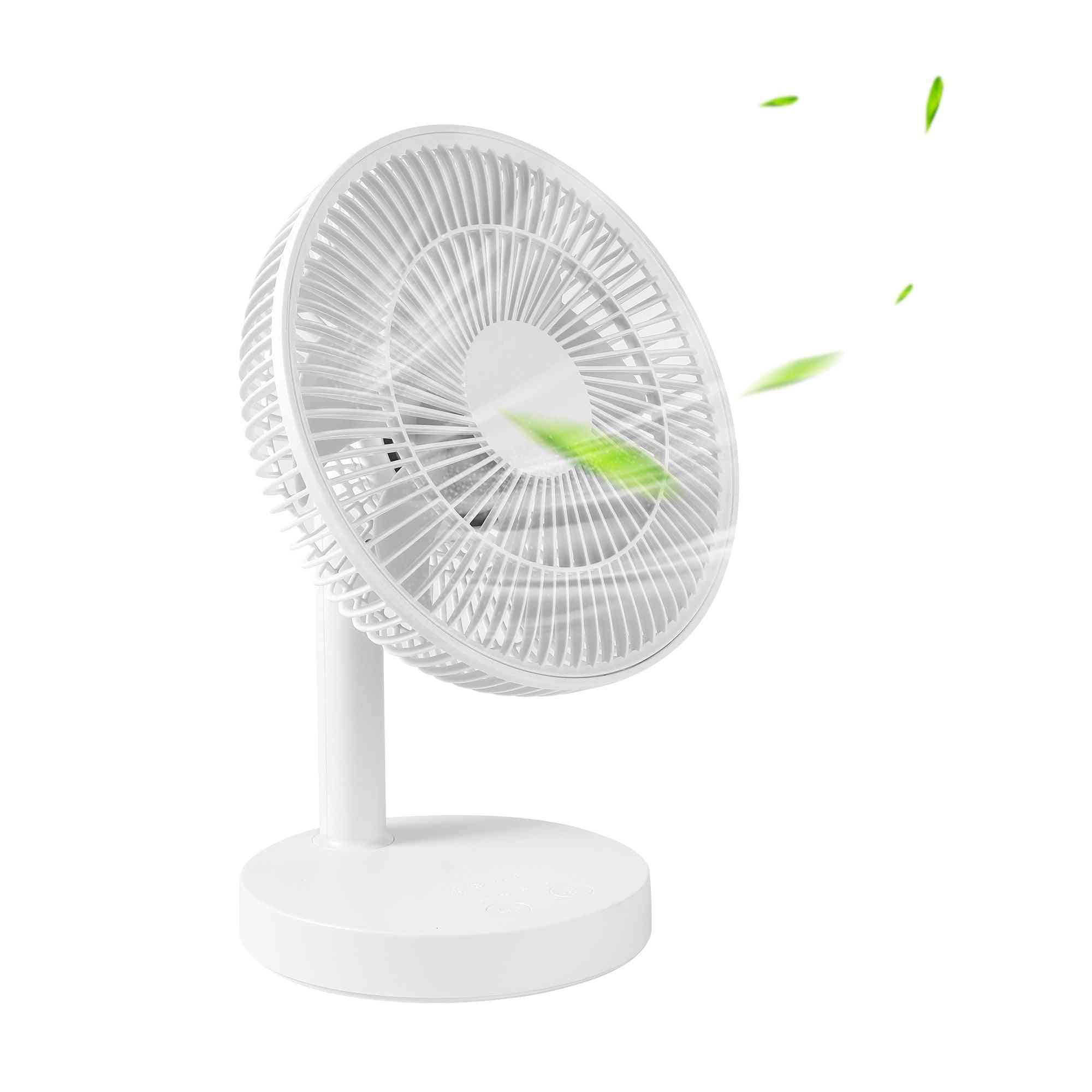 Mini Rechargeable Quiet Cooling Fan 4 Speeds With Timing Function