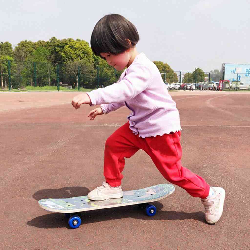 Skateboard dæk dobbelt rocker mini cruiser dans