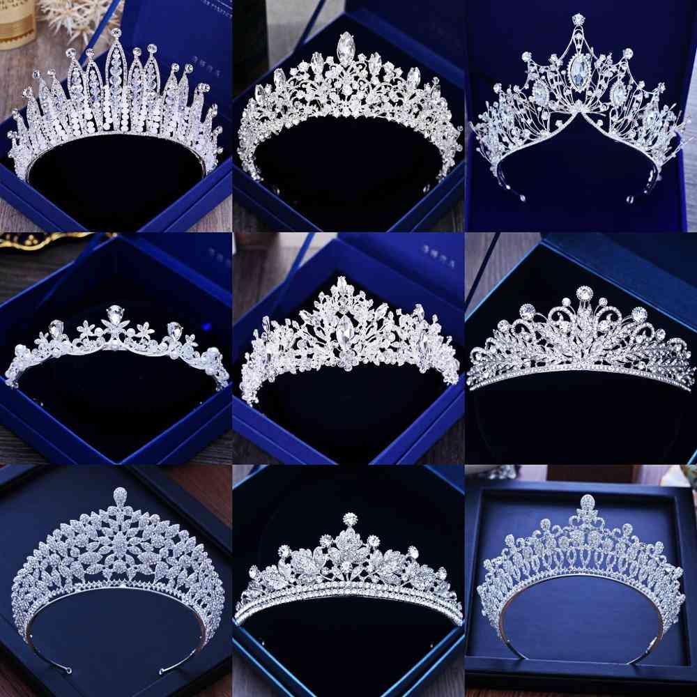 Crystal Crowns Bride Tiara Fashion Queen