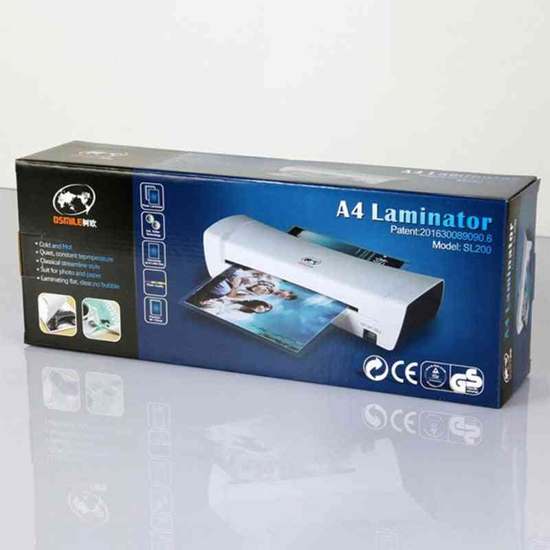 Professional Thermal Office Hot Cold Laminator Machine For A4 Document Photo