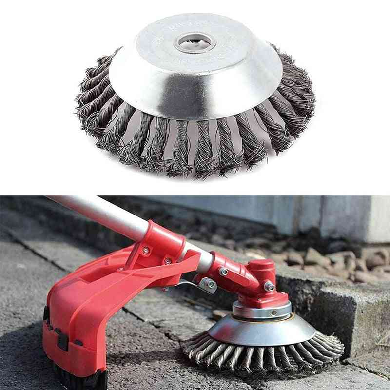 Steel Wire Trimmer Head Grass Brush Cutter Dust Removal Weeding Plate