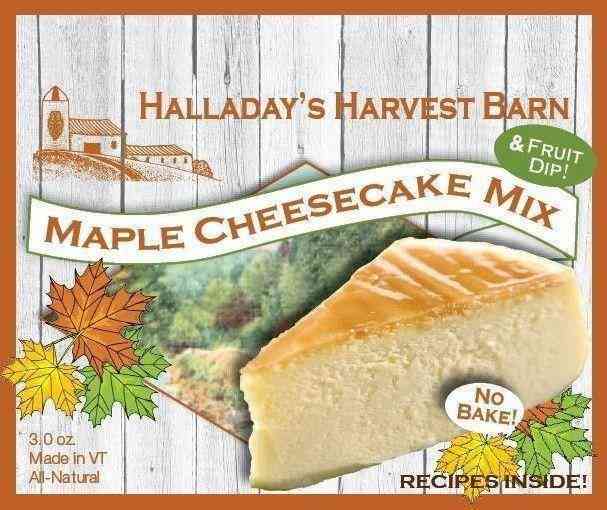 Halladays Maple Cheesecake No Bake Mix