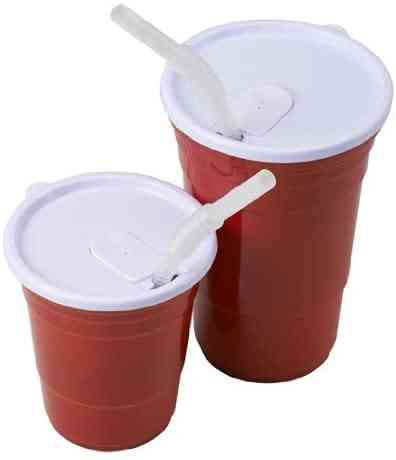 Red Cup Living Lid For 18-ounce-set Of 2