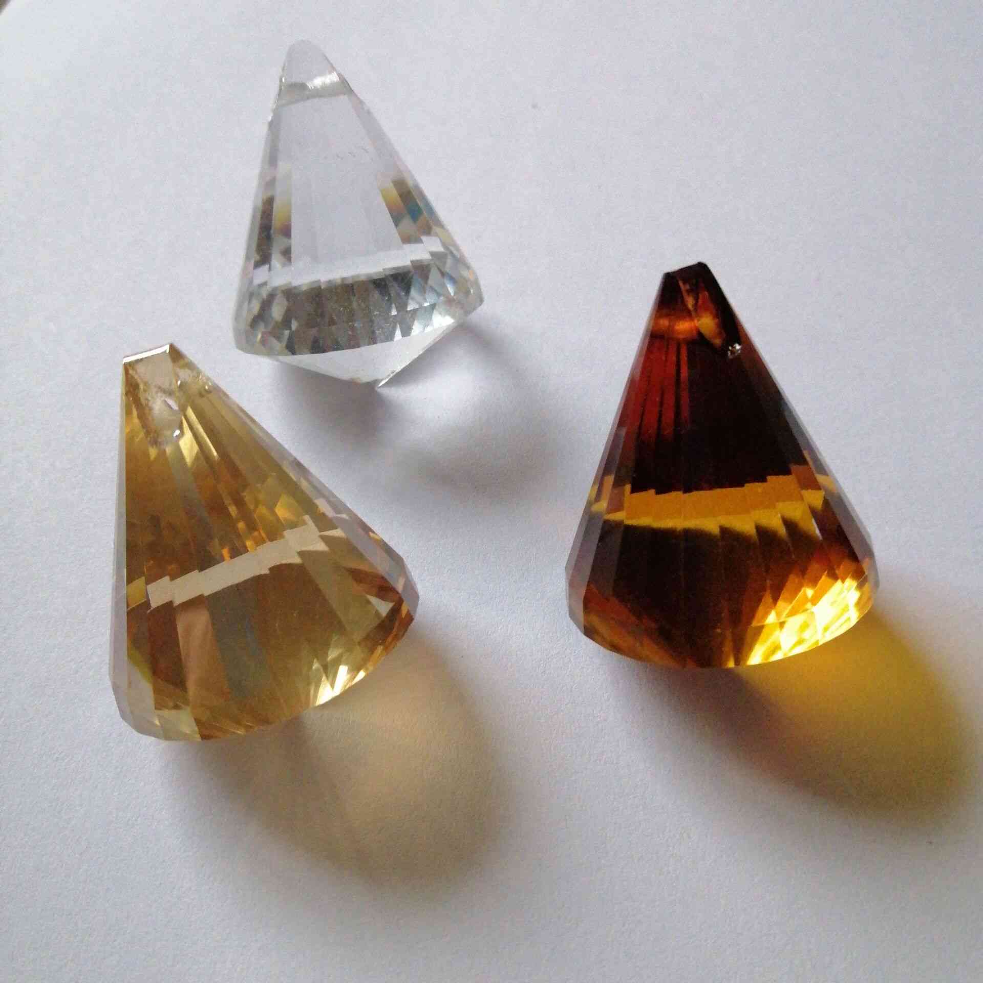 Camal diamantkugle krystal pendel prisme lampe belysningsdel