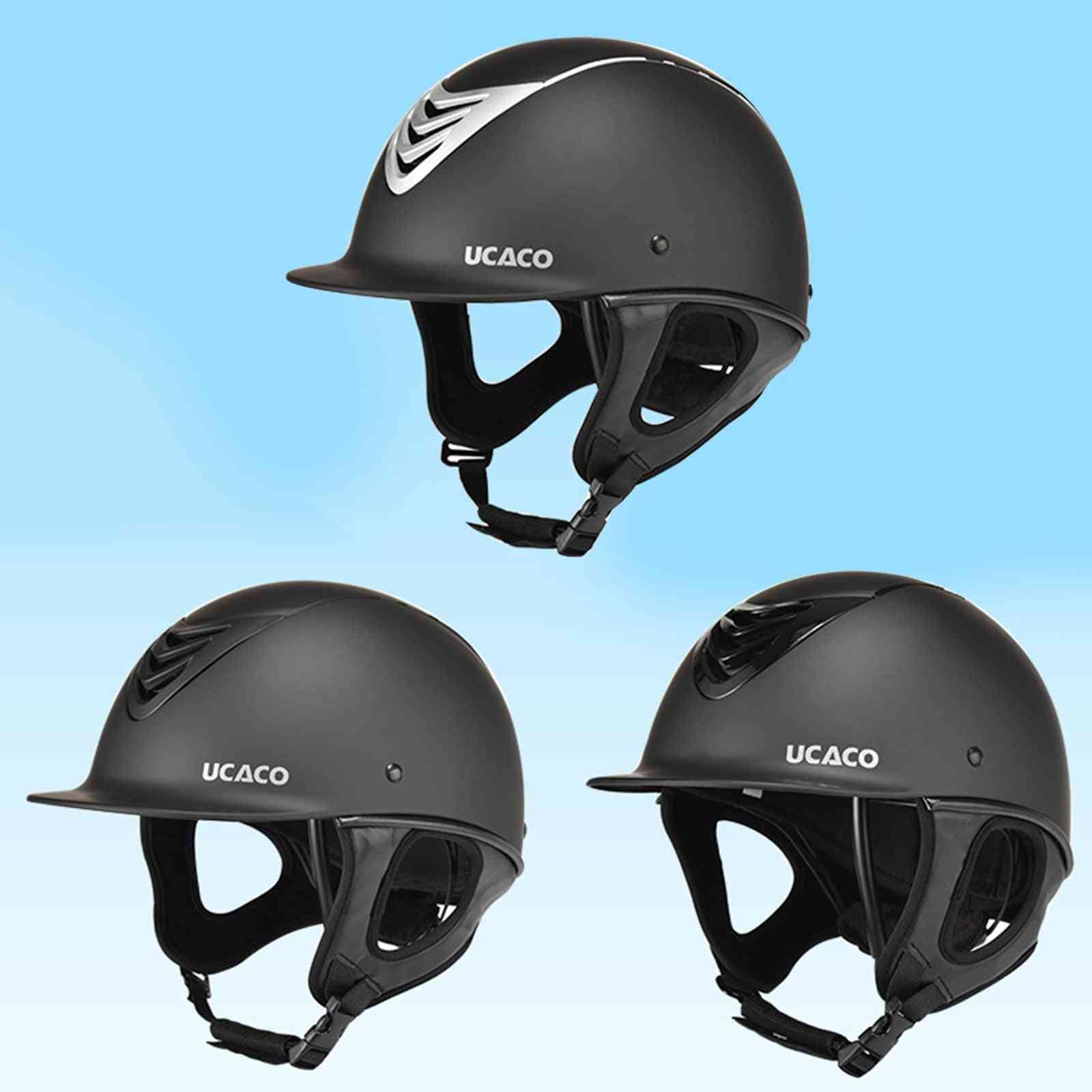 Motorcycle Helmet, Caps - Adjustable Equestrian Helmet