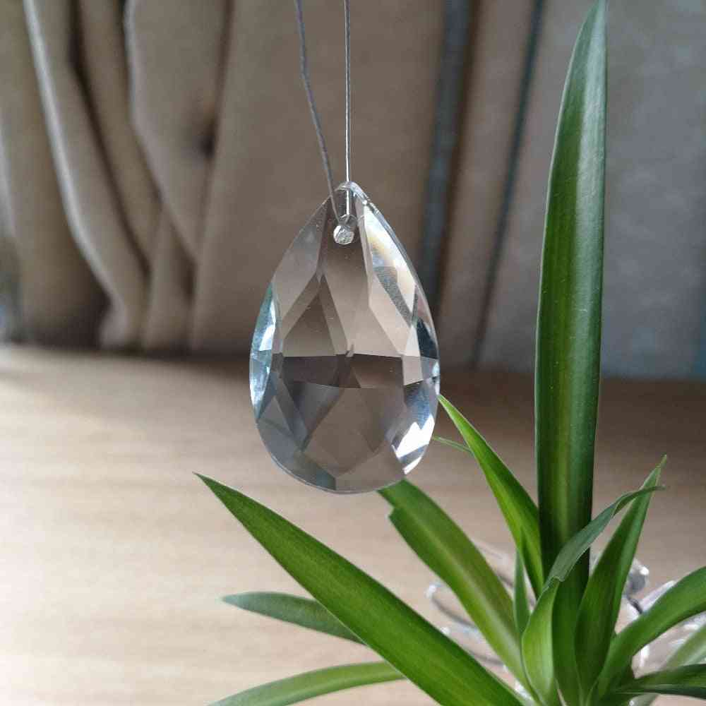 Clear Glass Suncatcher Prism Hanging Trimming Pendants