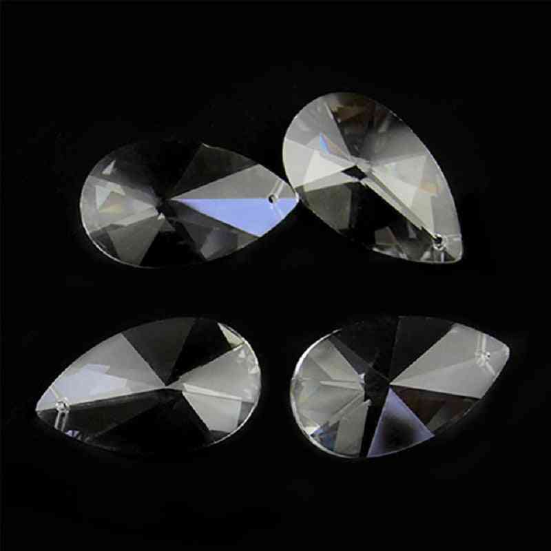 Beads  Prisms Clear Crystal Tear Drop Hanging