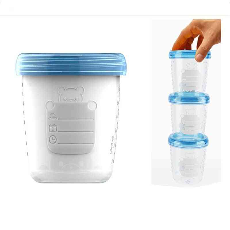 Baby Breast Milk Storage Bottle, Newborn Food Freezer Container