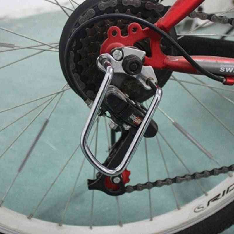 Adjustable Steel Mountain Bike Rear Gear Derailleur Chain Stay Guard Protector