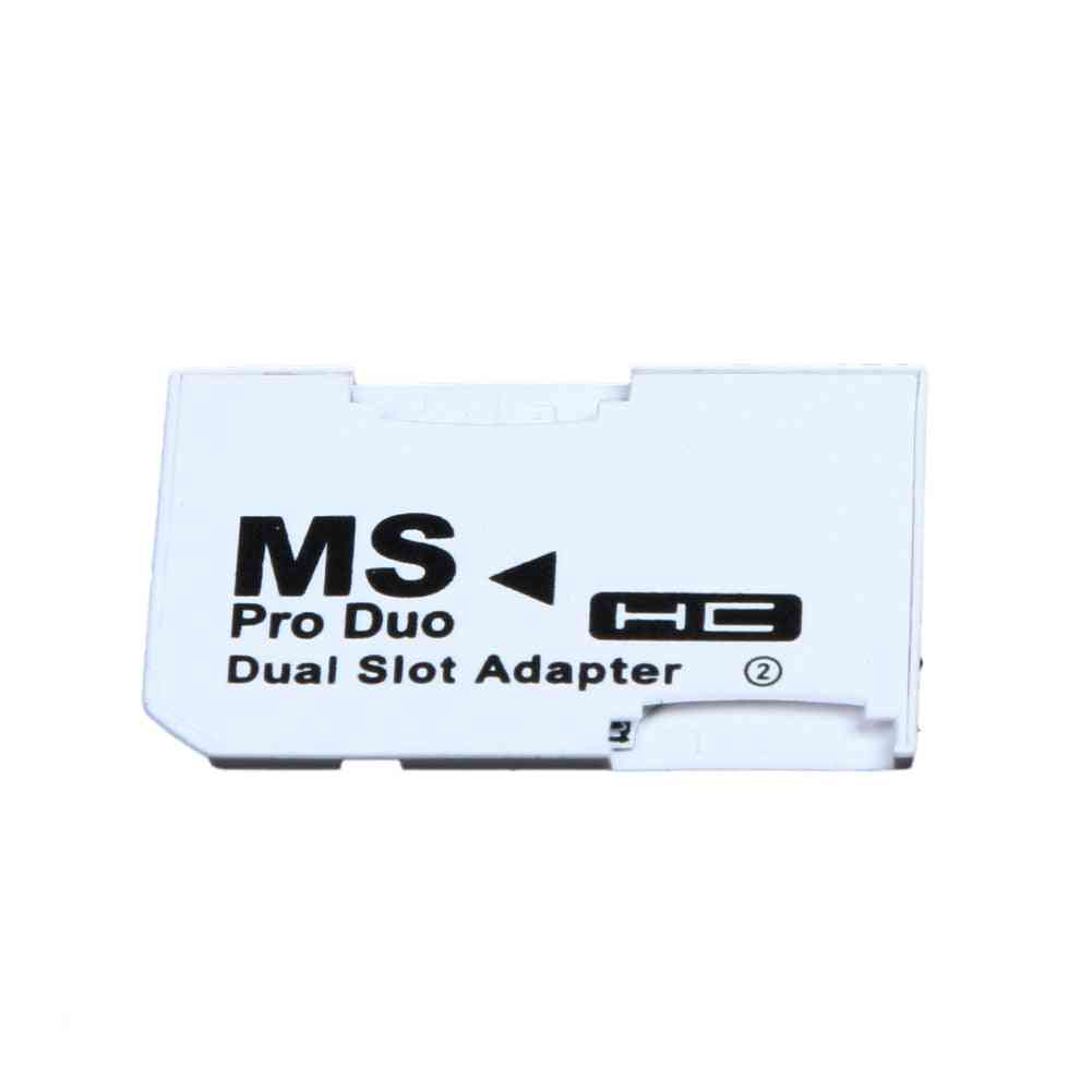 Memory Adapter Micro Sd Tf Flash Stick Card Single / Dual 2 Slot Adapter